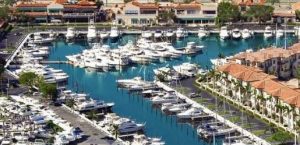 Dock For Rent At 70′ Floating dock slip at Soverel Marina in Palm Beach Gardens